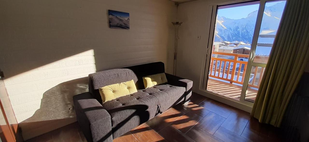 Charmant Studio 4 Pers Plein Centre Parking Prive Les Deux Alpes Exterior photo
